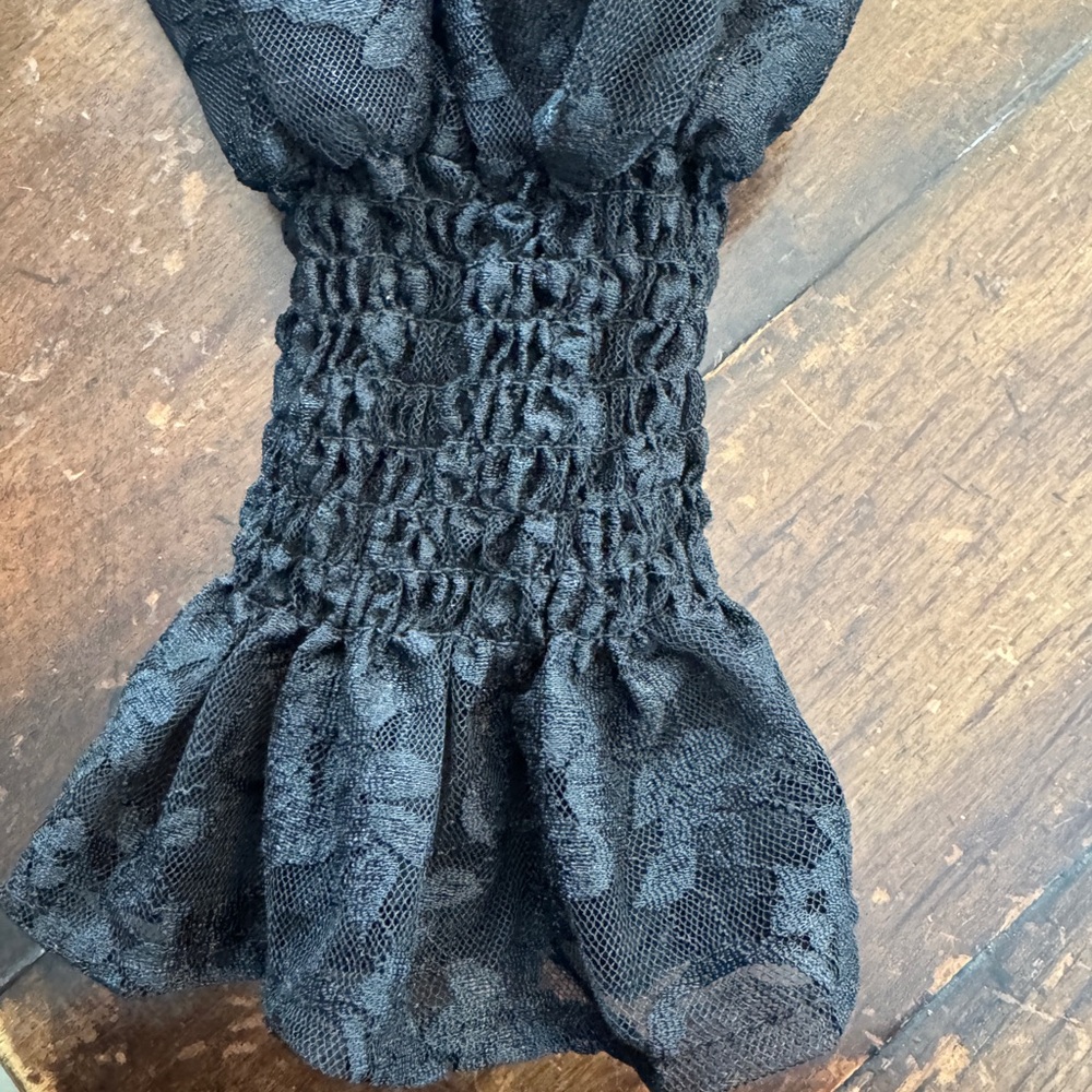 Urban Outfitters Black Long Sleeved Crop Top-Size S NWT - Picture 7 of 8